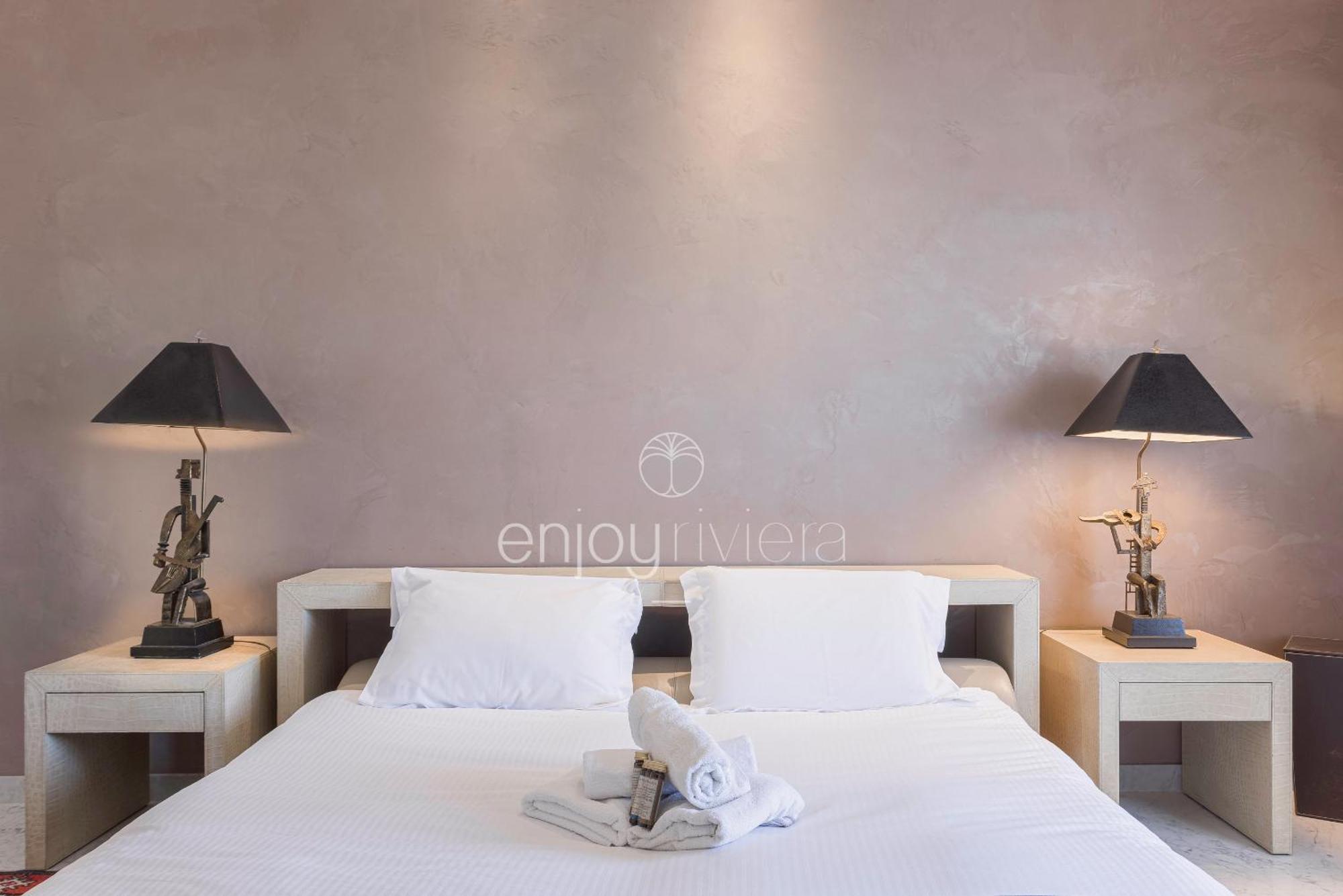 Palais Miramar Suite Art Modern - Derniere Etages Vue Mer - 75M De Confort - En Face Des Plages -Wifi - Clim Cannes Buitenkant foto