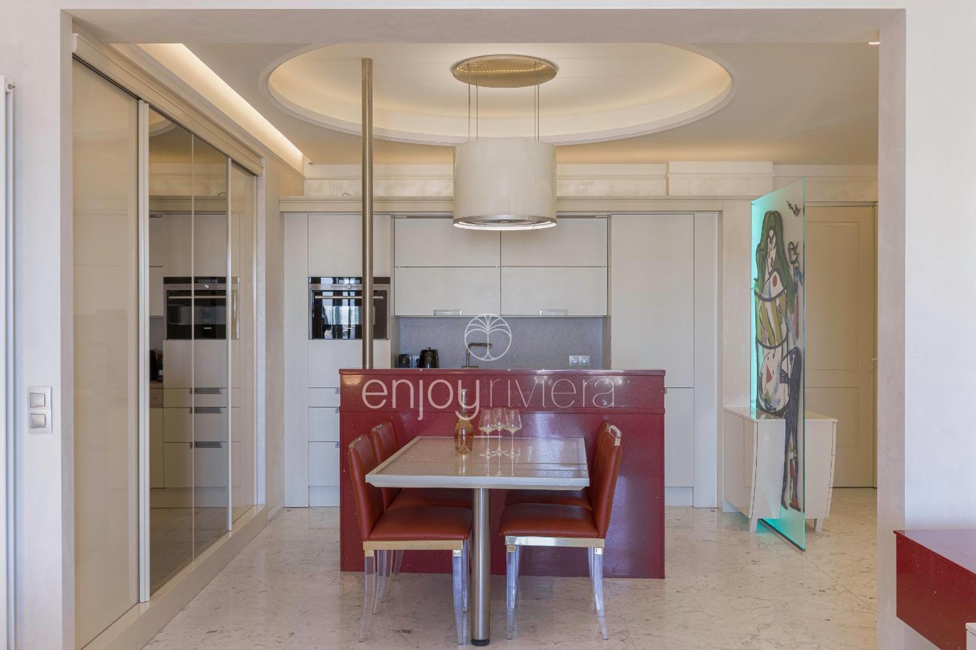 Palais Miramar Suite Art Modern - Derniere Etages Vue Mer - 75M De Confort - En Face Des Plages -Wifi - Clim Cannes Buitenkant foto